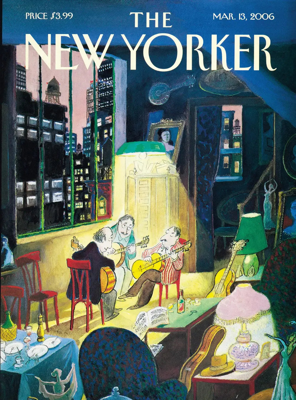 Illustration "Three Amigos" par Sempé pour The New Yorker