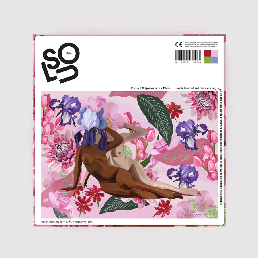 Iris et Orchidée - Natacha Birds - Puzzle 1000 Pièces - Sulo