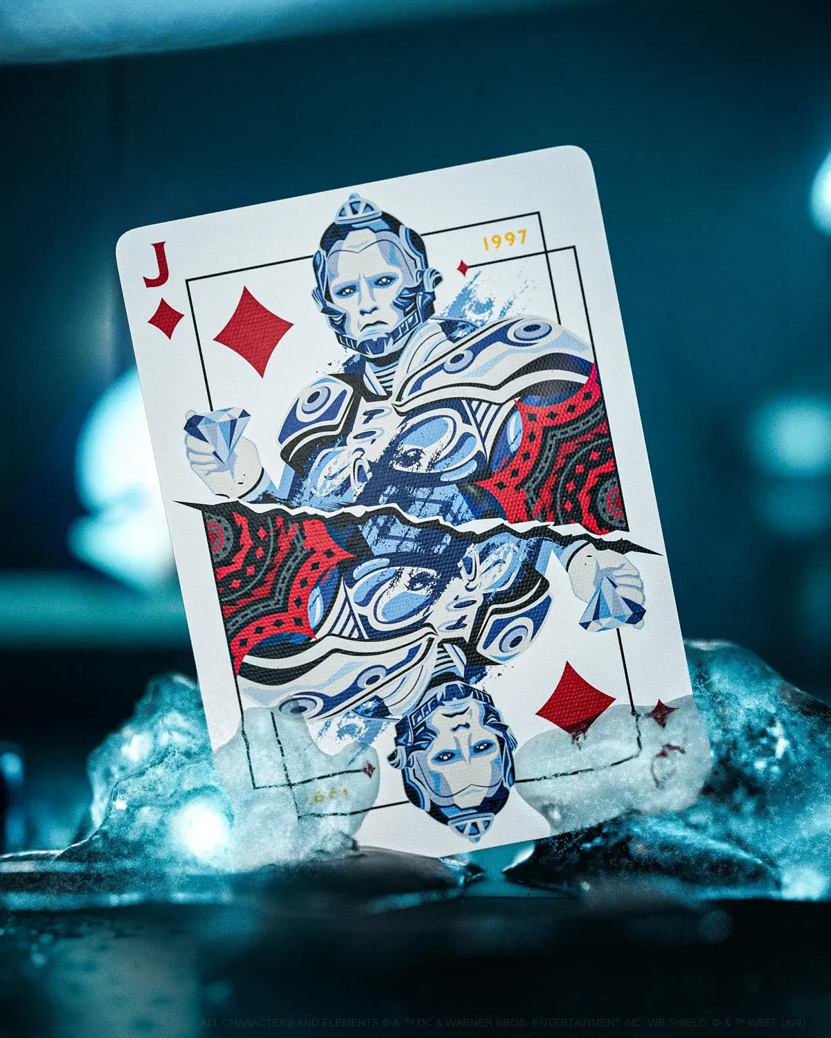 Carte Valet de carreau à l'effigie de Mr. Freeze