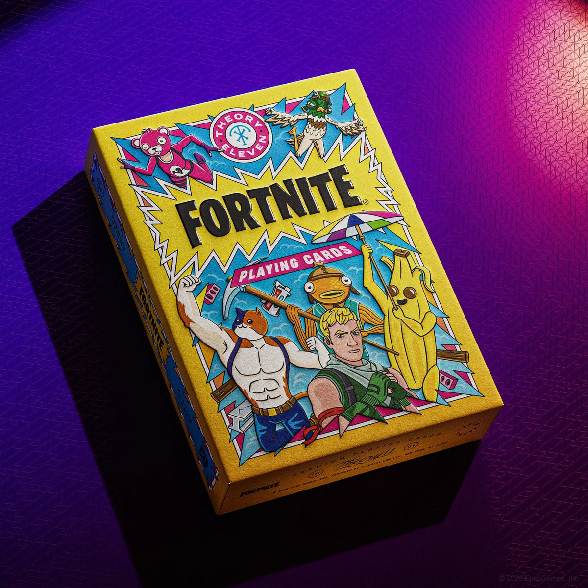 Boite du jeu de cartes à jouer Fortnite de Theory11