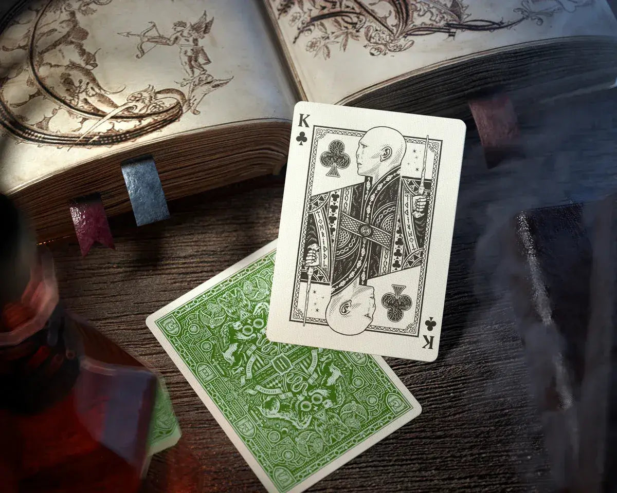 Carte Roi de Trèfle à l'effigie de Lord Voldemort