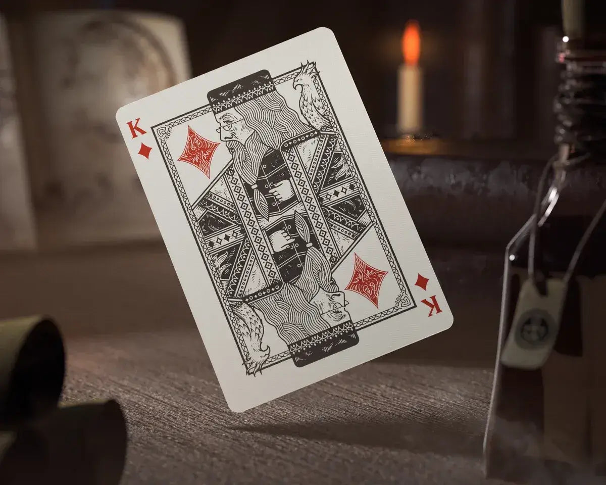 Carte Roi de Carreau à l'effigie de Albus Dumbledore