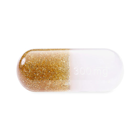 Pilule Dorée à Paillettes - 300mg