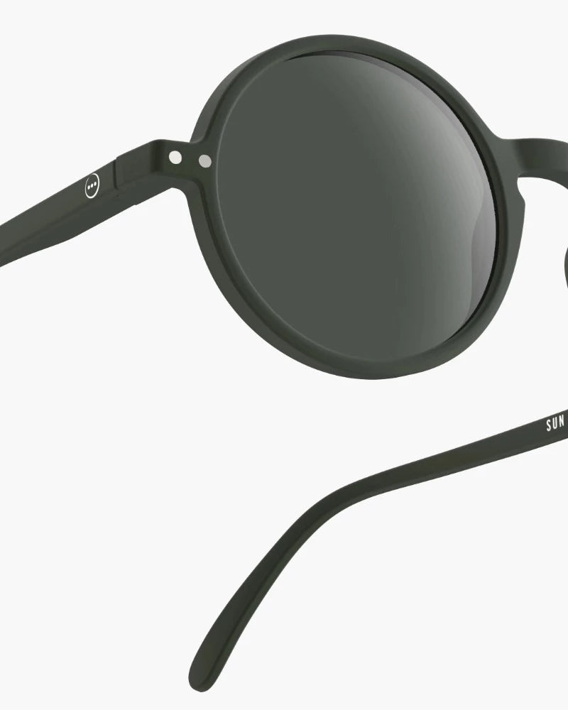 #G Sun Kaki Green - Lunettes de Soleil rondes kaki - Izipizi