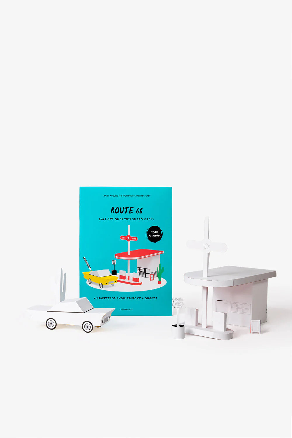 Route 66 - Kit de construction DIY - Cinq Points