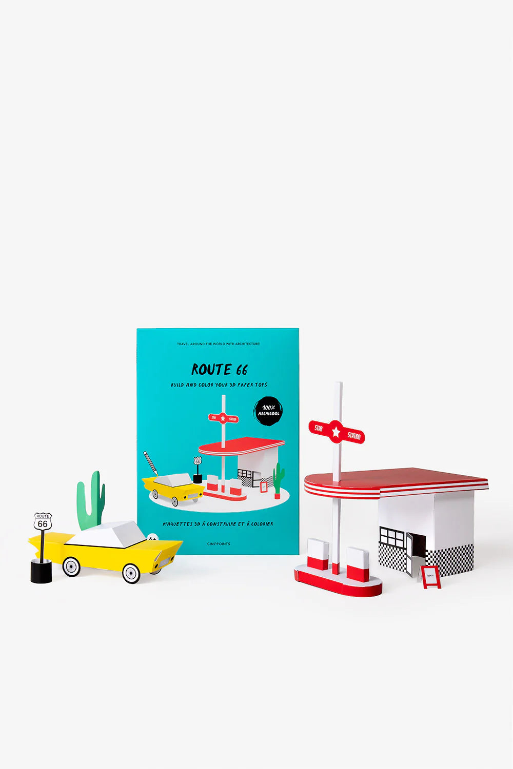 Route 66 - Kit de construction DIY - Cinq Points
