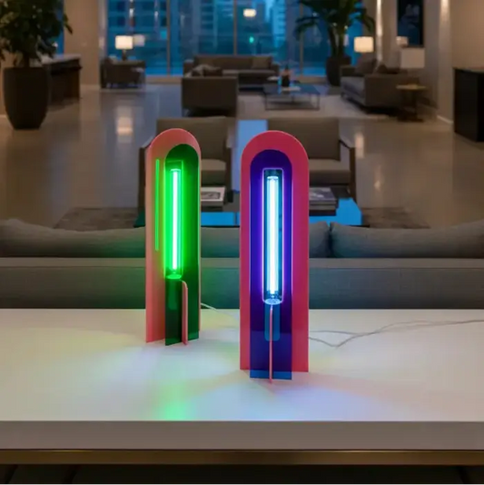 2 Lampes Andy dans un bureau