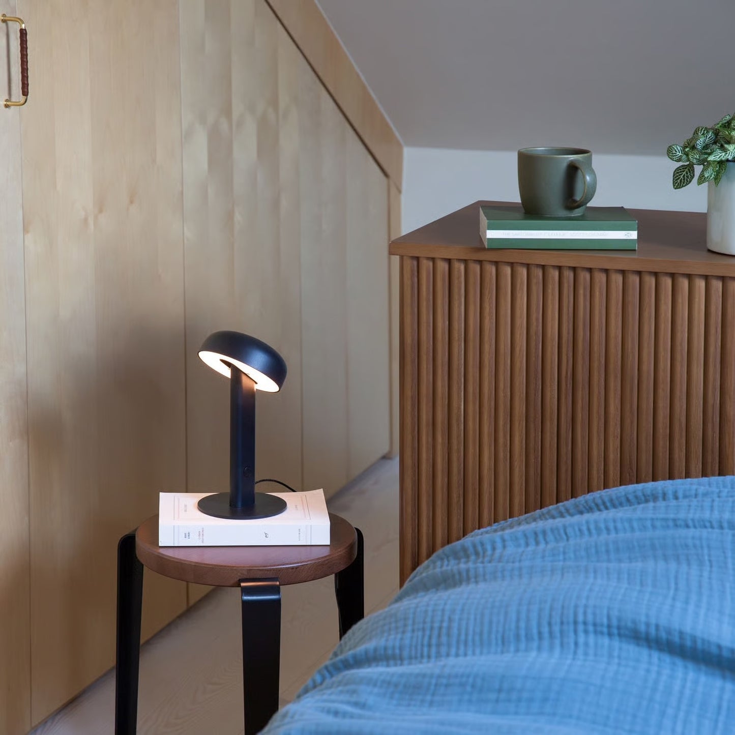 Nod Noir Graphite - Lampe à Poser