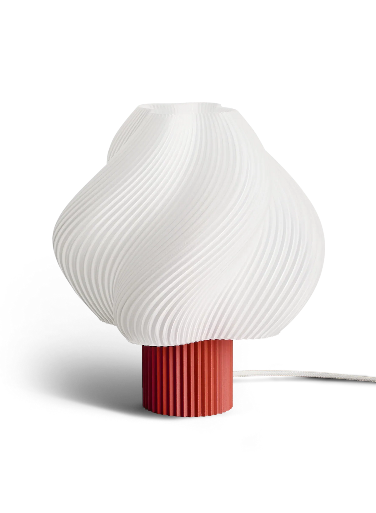 Lampe de table Soft Serve Grande Rhubarb de Crème Atelier