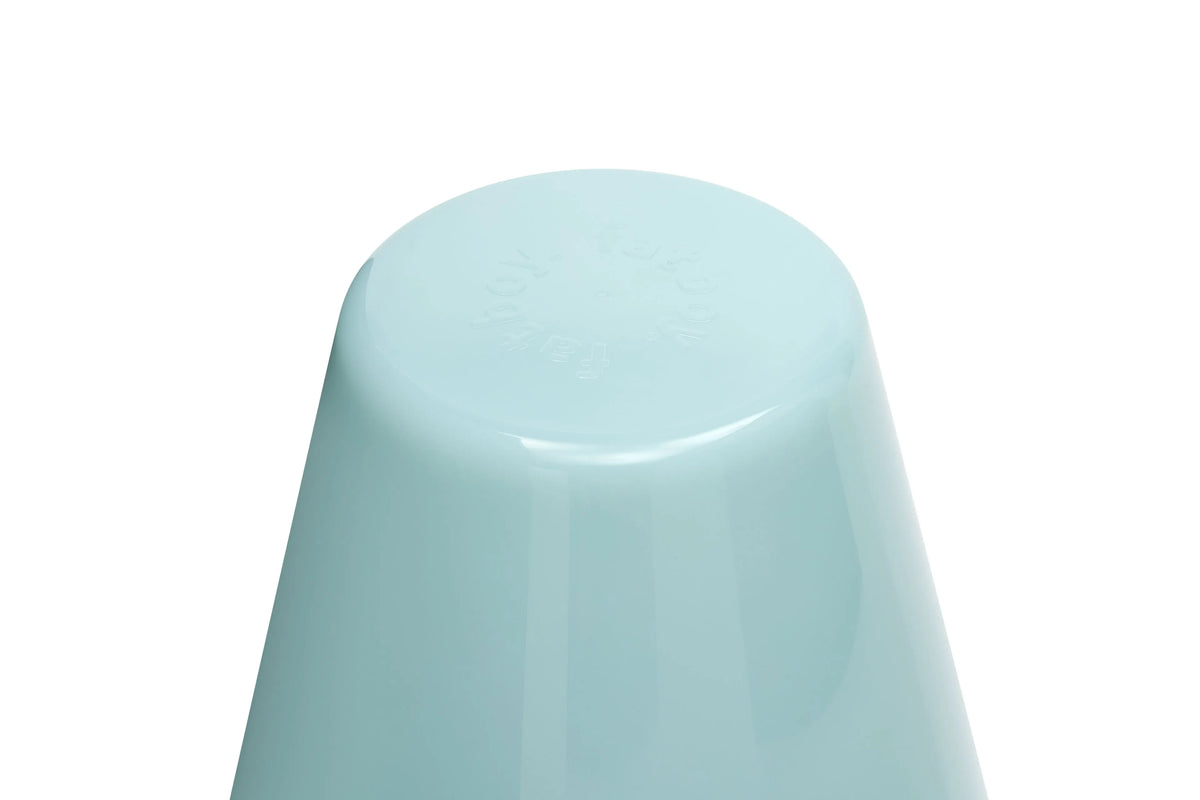 Détail de la finition brillante de la lampe Edison The Ambiance bleu Fatboy