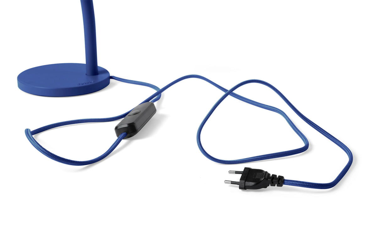 Câble et interrupteur de la lampe Little Lebow Cobalt Blue Fatboy