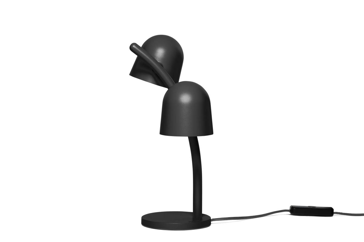 Lampe Little Lebow Anthracite Fatboy vue de dos