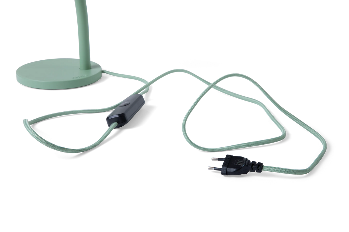 Câble et interrupteur de la lampe Little Lebow Grasshopper Green Fatboy