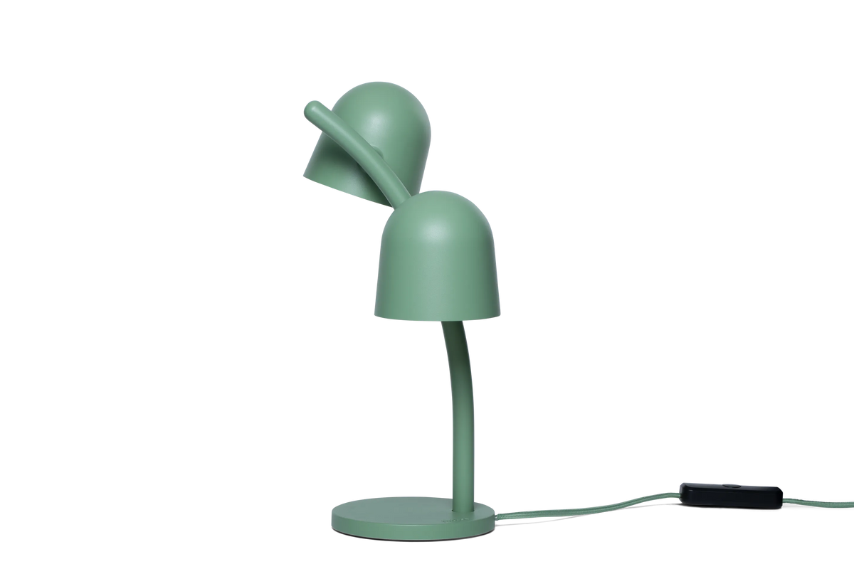 Lampe Little Lebow Grasshopper Green vue de dos