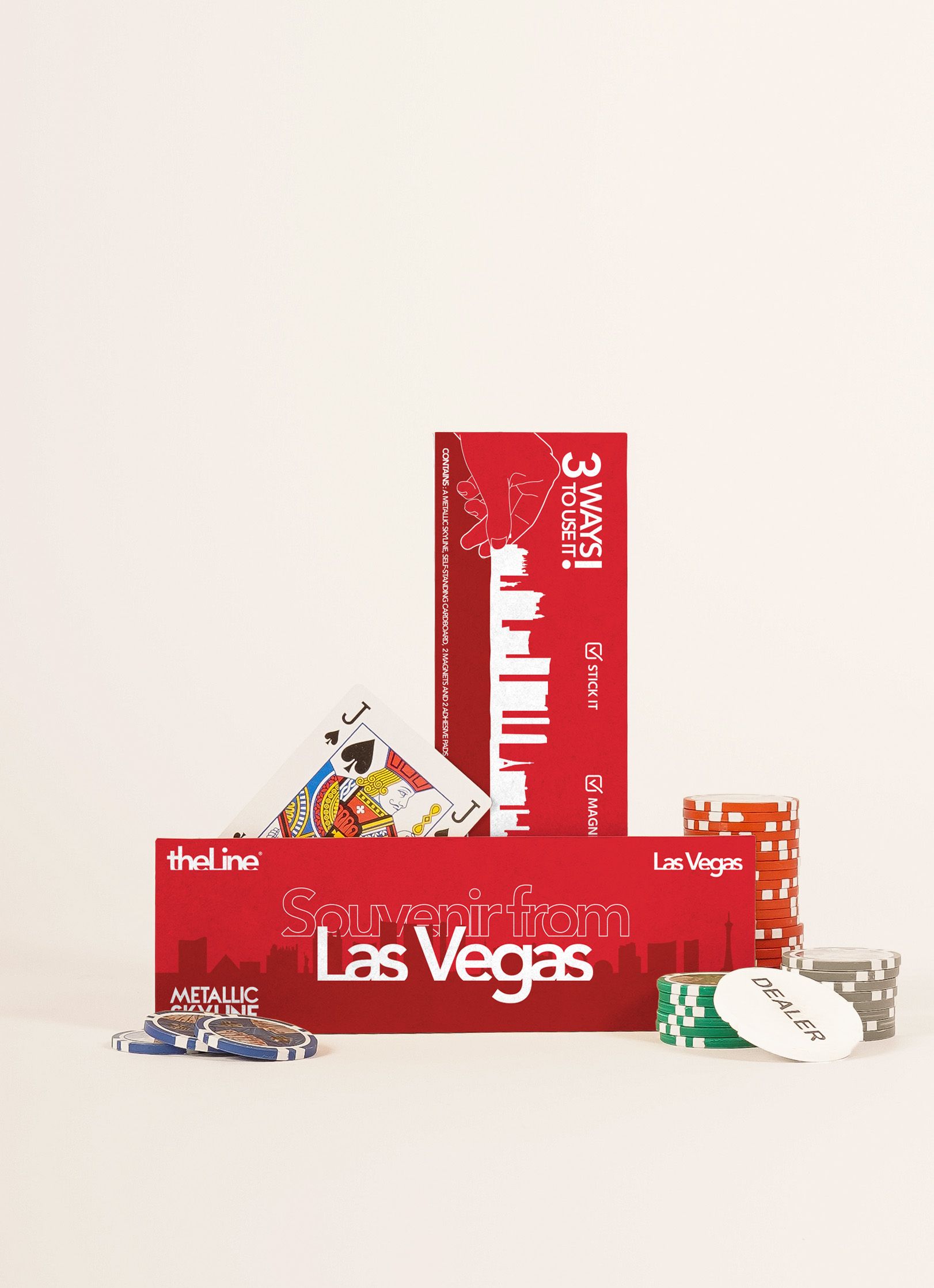 Silhouette acier noir de Las Vegas Mini - 19 cm The Line