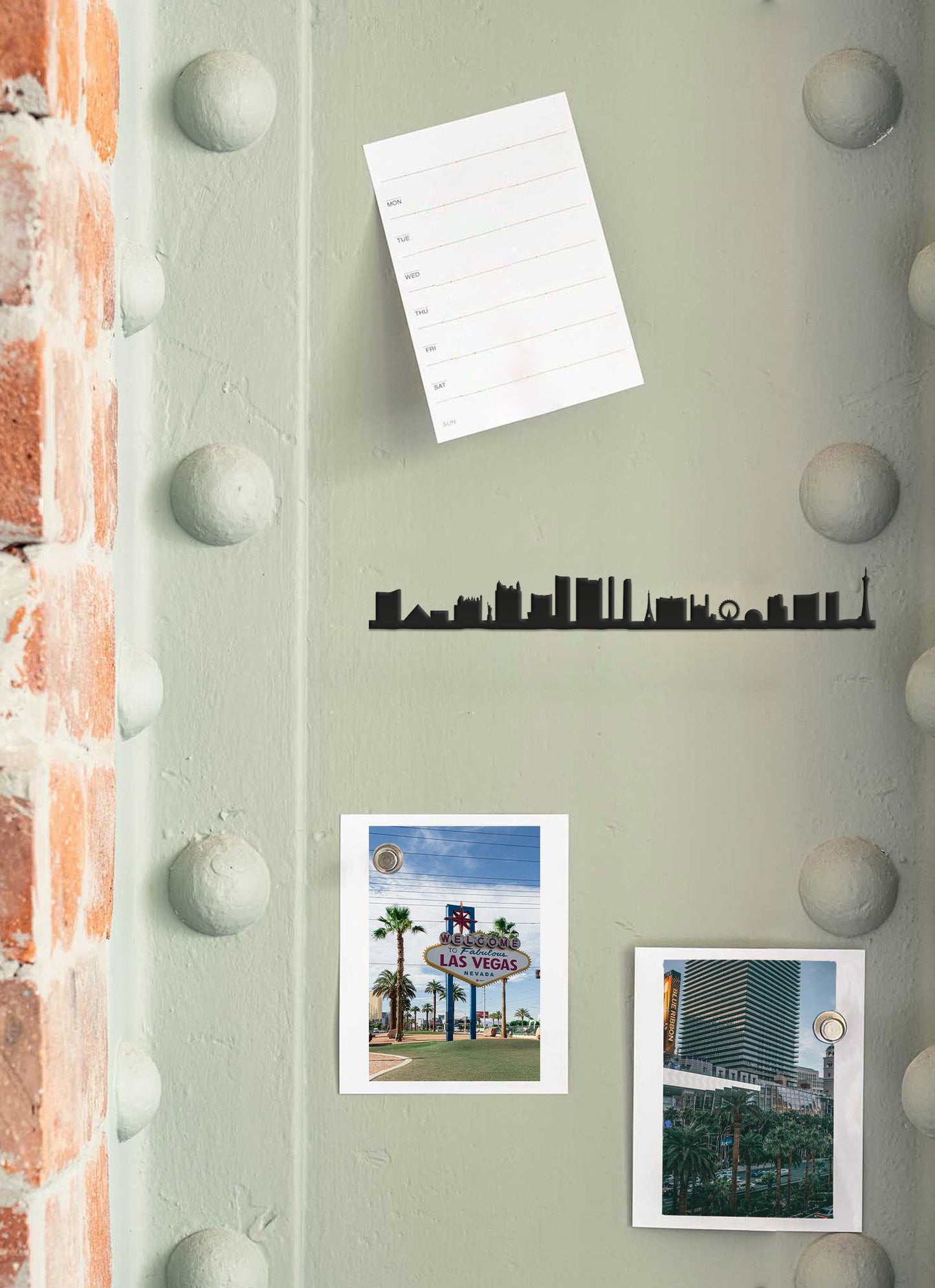 Silhouette acier noir de Las Vegas Mini - 19 cm The Line