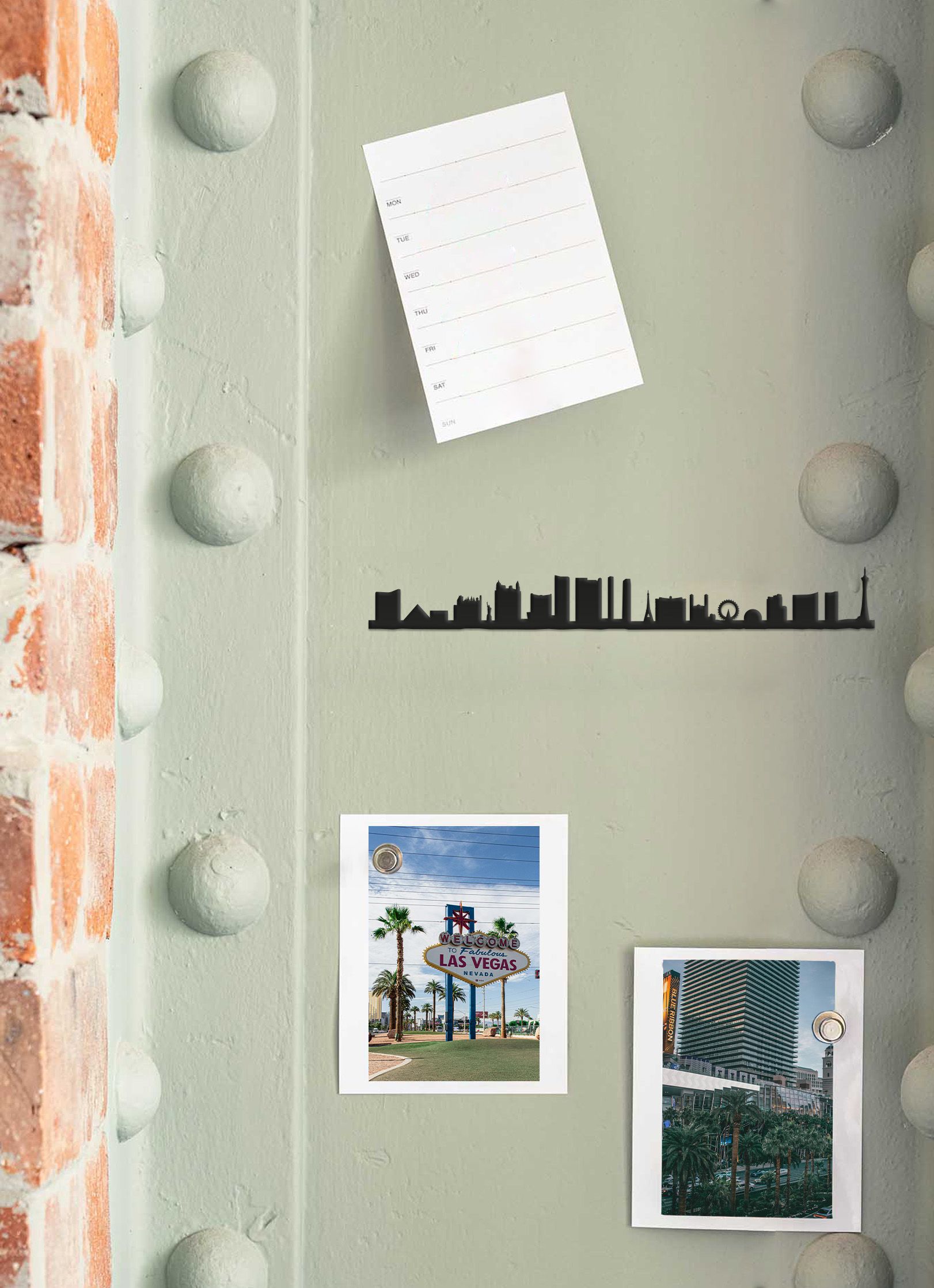 Silhouette acier noir de Las Vegas Mini - 19 cm The Line