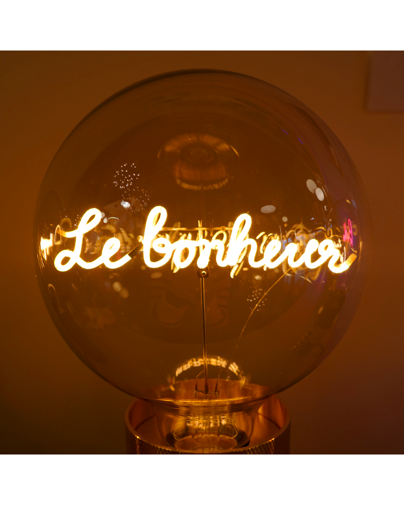 Le Bonheur - Ampoule LED E27 -Message in The Bulb