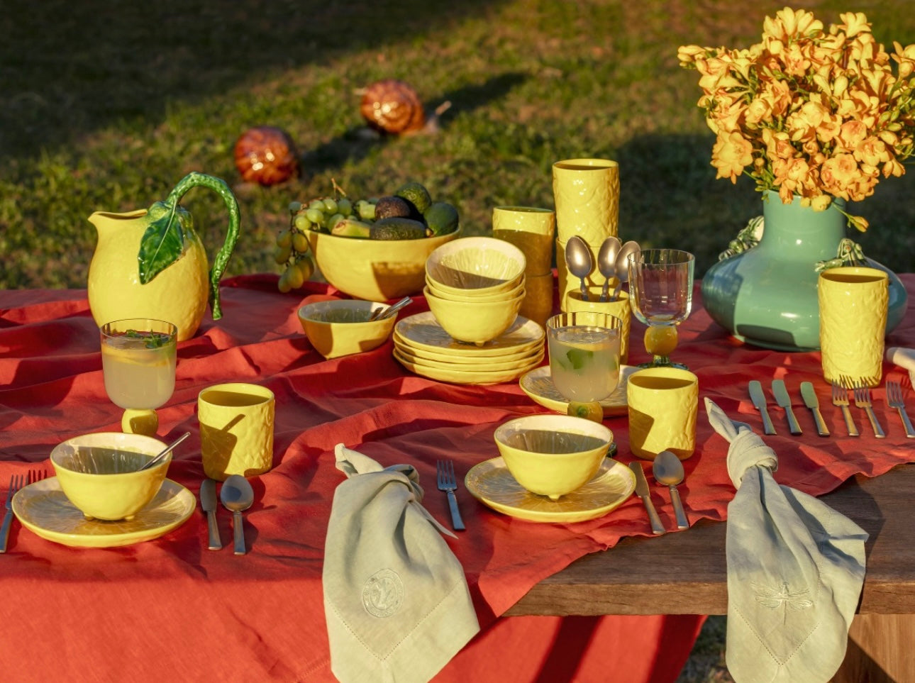 Saladier, Bol et Assiette Citron - Bordallo Pinheiro