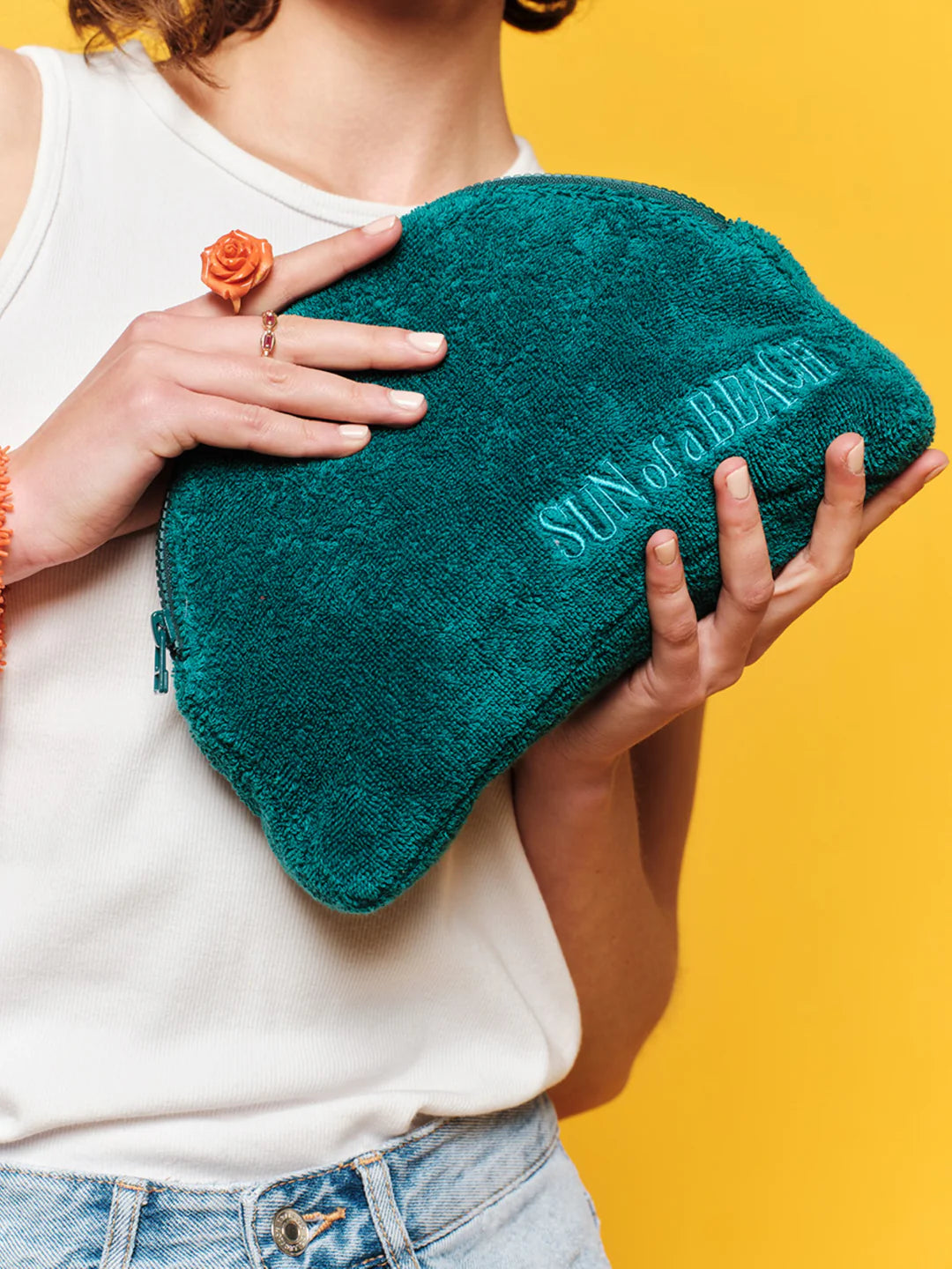 Pochette Pouch Luna Imperméable Teal - Sun ohf a Beach