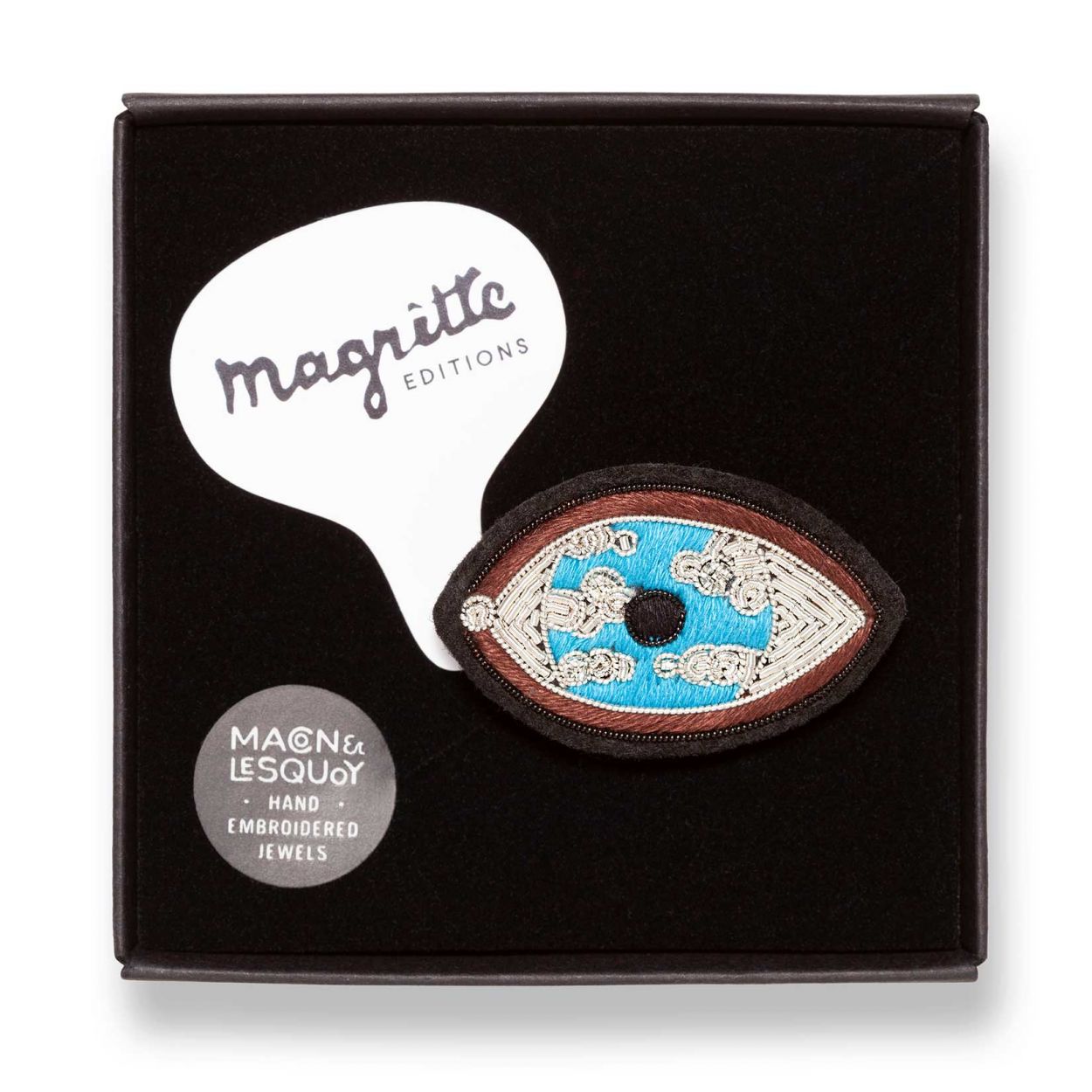 Oeil - Broche Brodée Main - Macon&Lesquoy