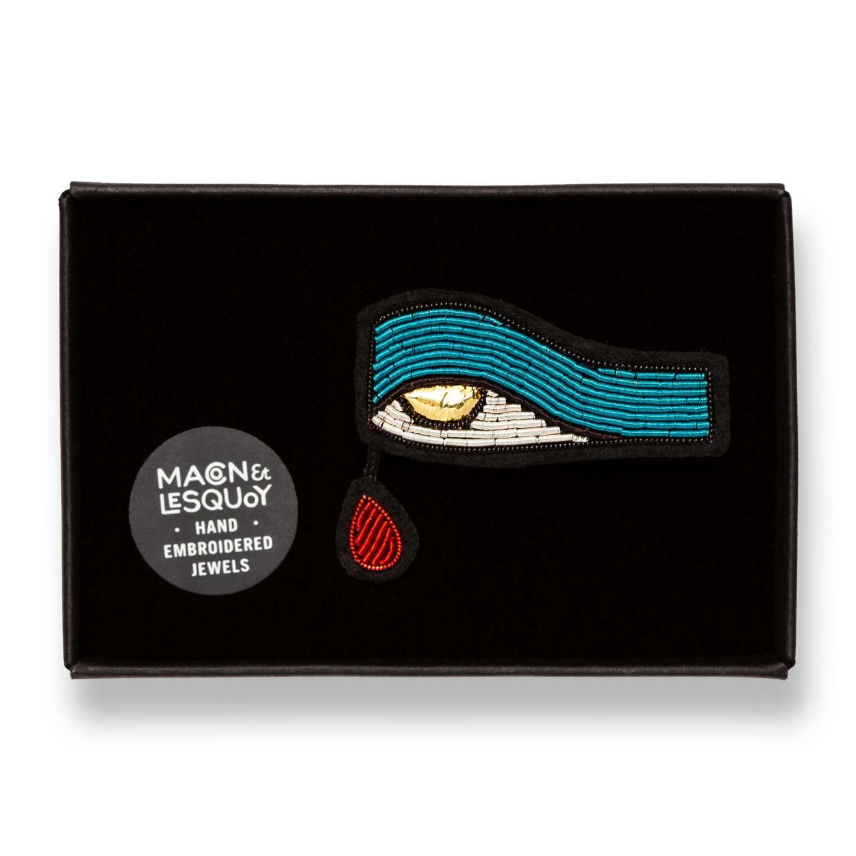 Oudjat - Broche Brodée Main - Macon&Lesquoy