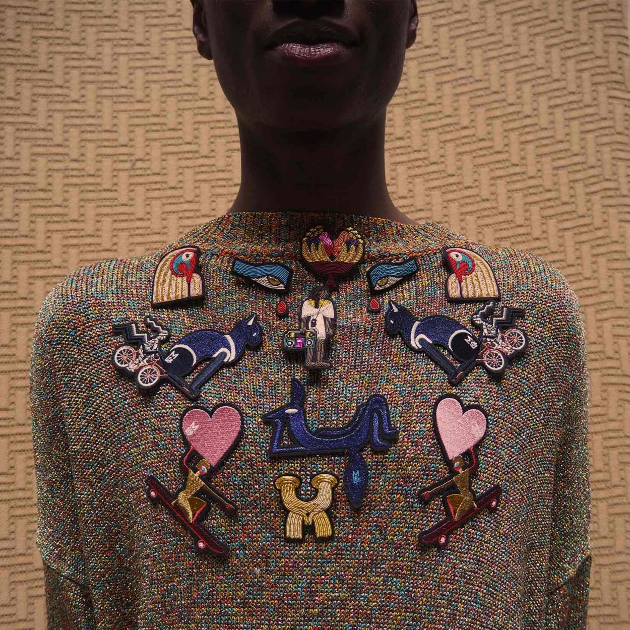 Oudjat - Broche Brodée Main - Macon&Lesquoy