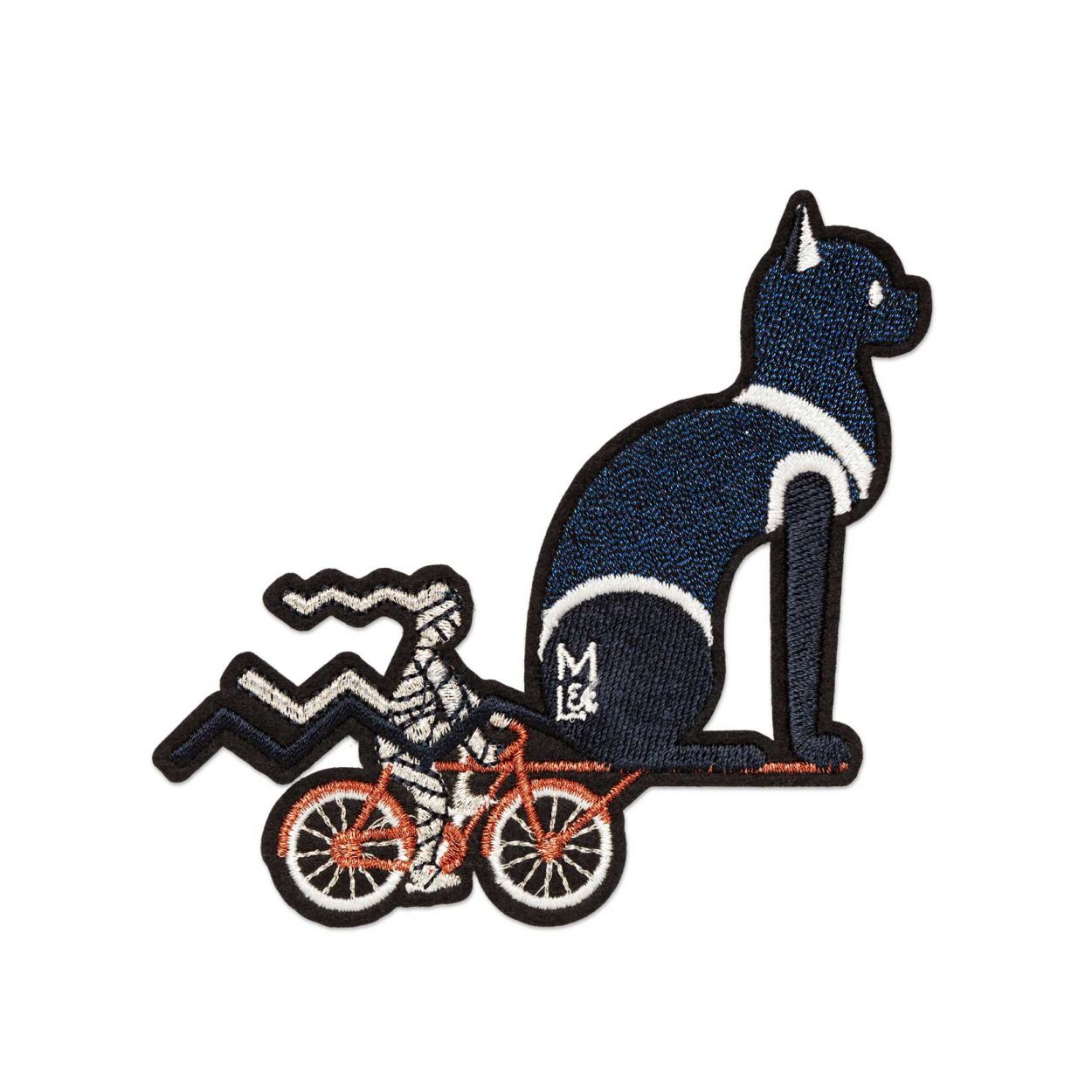 Chat Antique - Écusson Brodée Main - Macon&Lesquoy