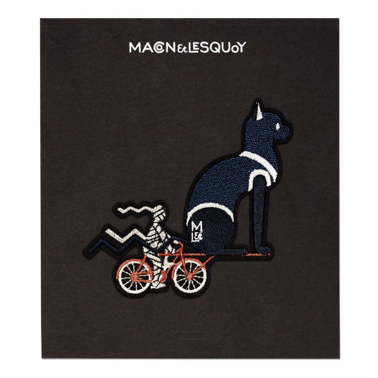 Chat Antique - Écusson Brodée Main - Macon&Lesquoy