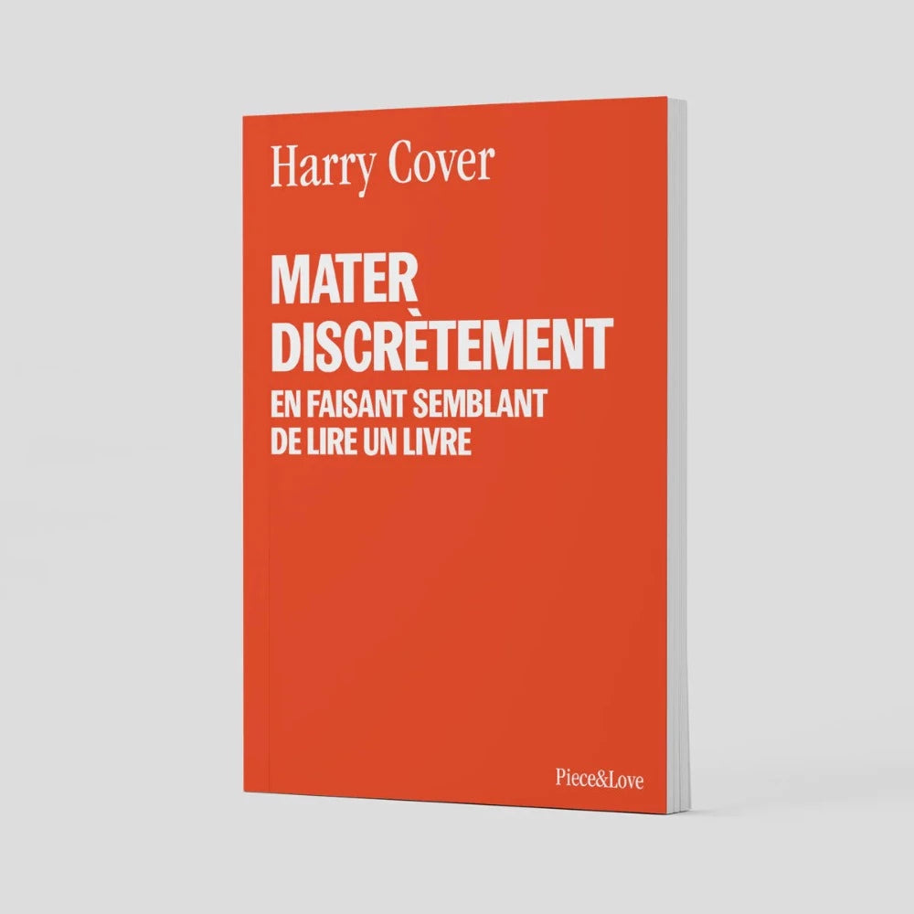 Mater Discrètement - Carnet titre de livre parodique - Piece and Love