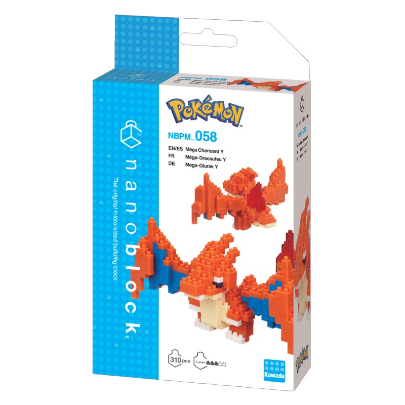 Nanoblock Pokémon Méga Dracaufeu - Figurine à Monter l Memento Mori