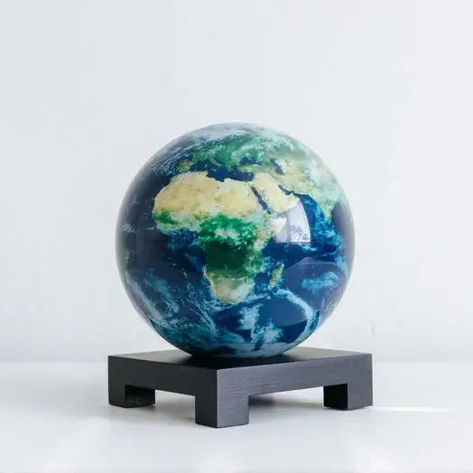 Mova Globe de la Terre et nuages avec socle noir