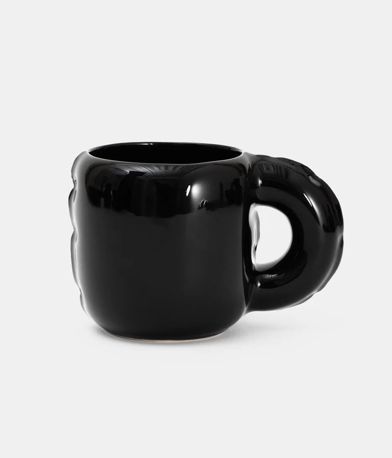 Mug Gaston Gloss Ink en céramique noire Home Studyo