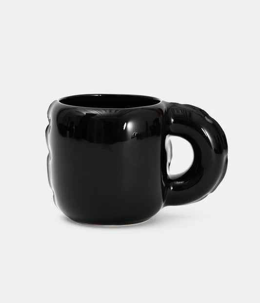 Mug Gaston Gloss Ink en céramique noire Home Studyo