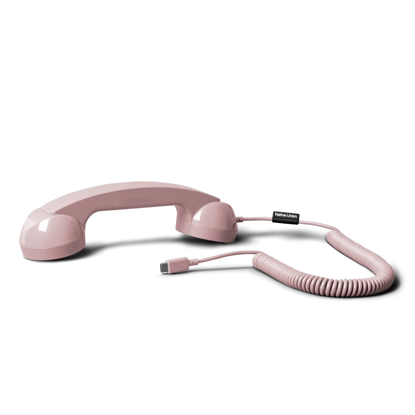 Combiné de téléphone Pop Phone Rose Bonbon de chez Native Union