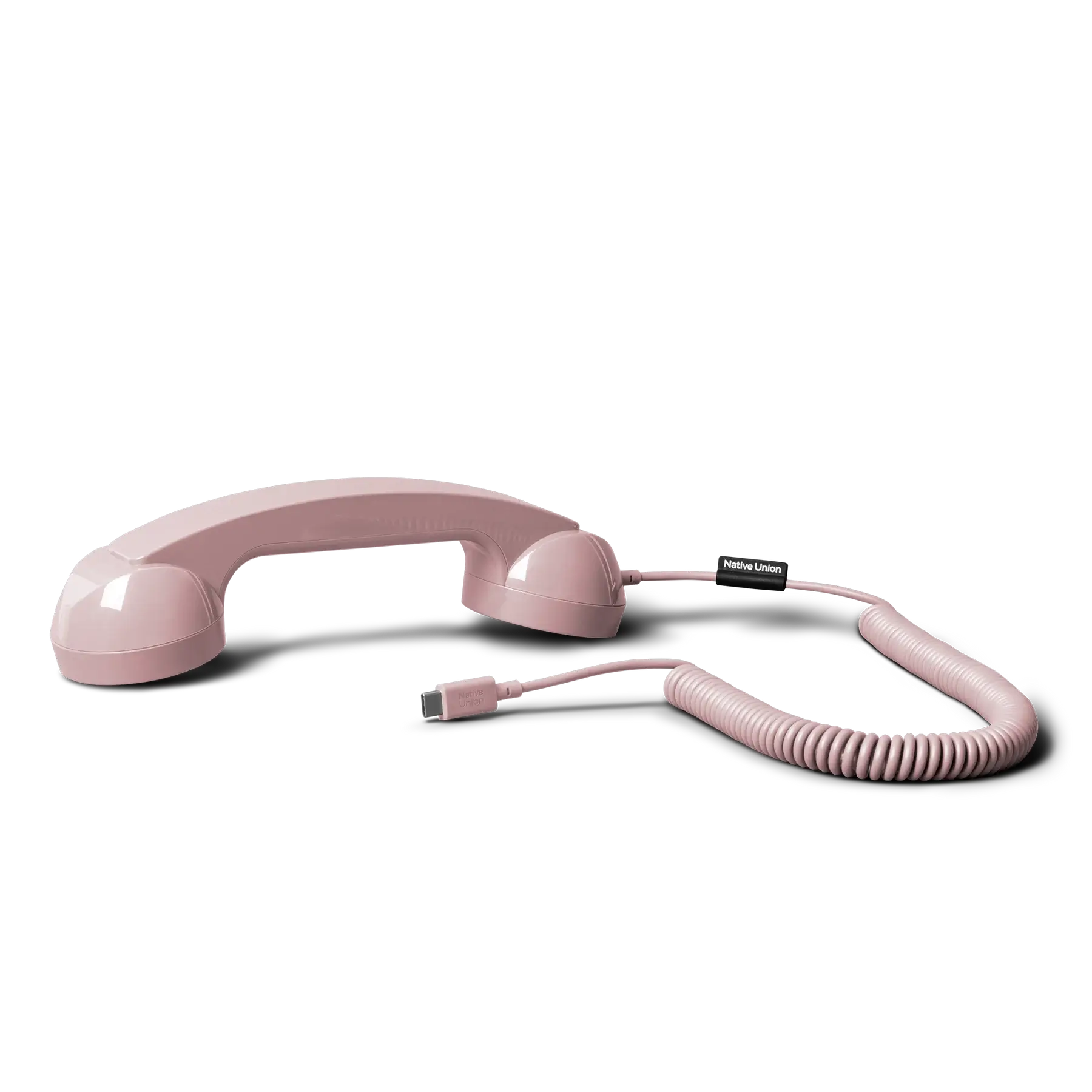 Combiné de téléphone Pop Phone Rose Bonbon de chez Native Union