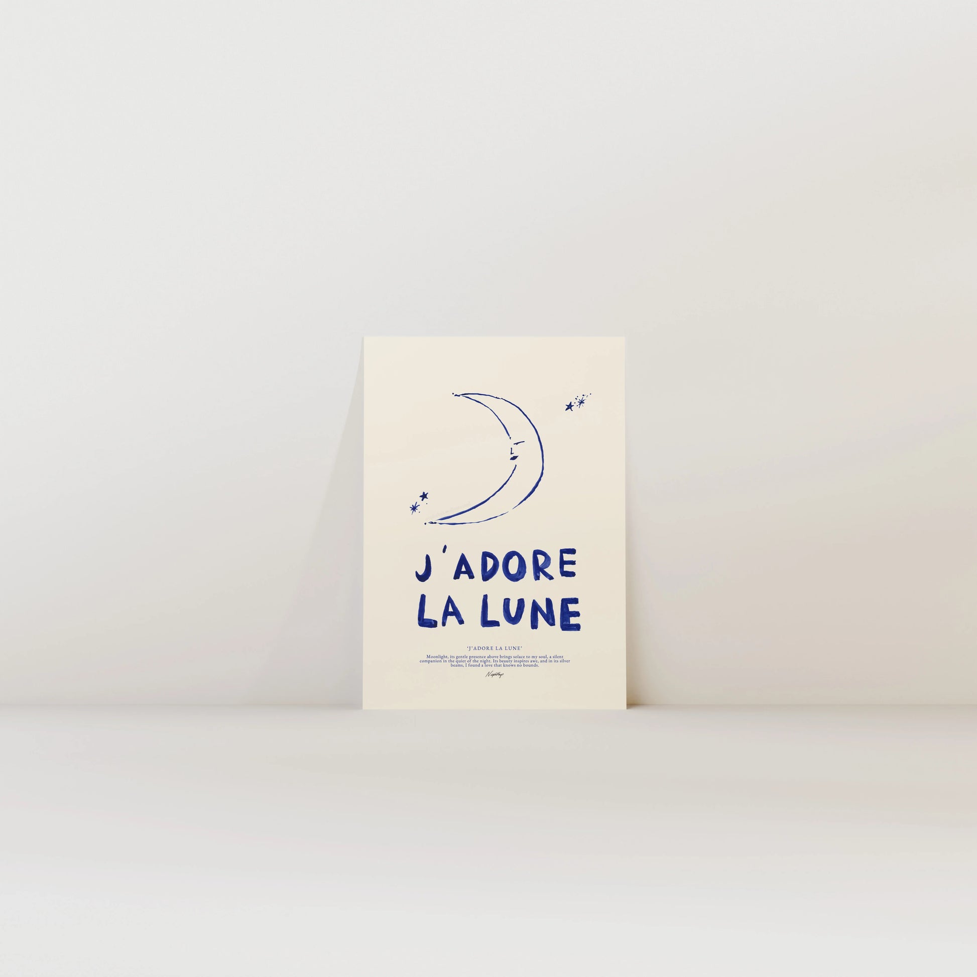 J'adore La Lune - Affiche - Nephtys