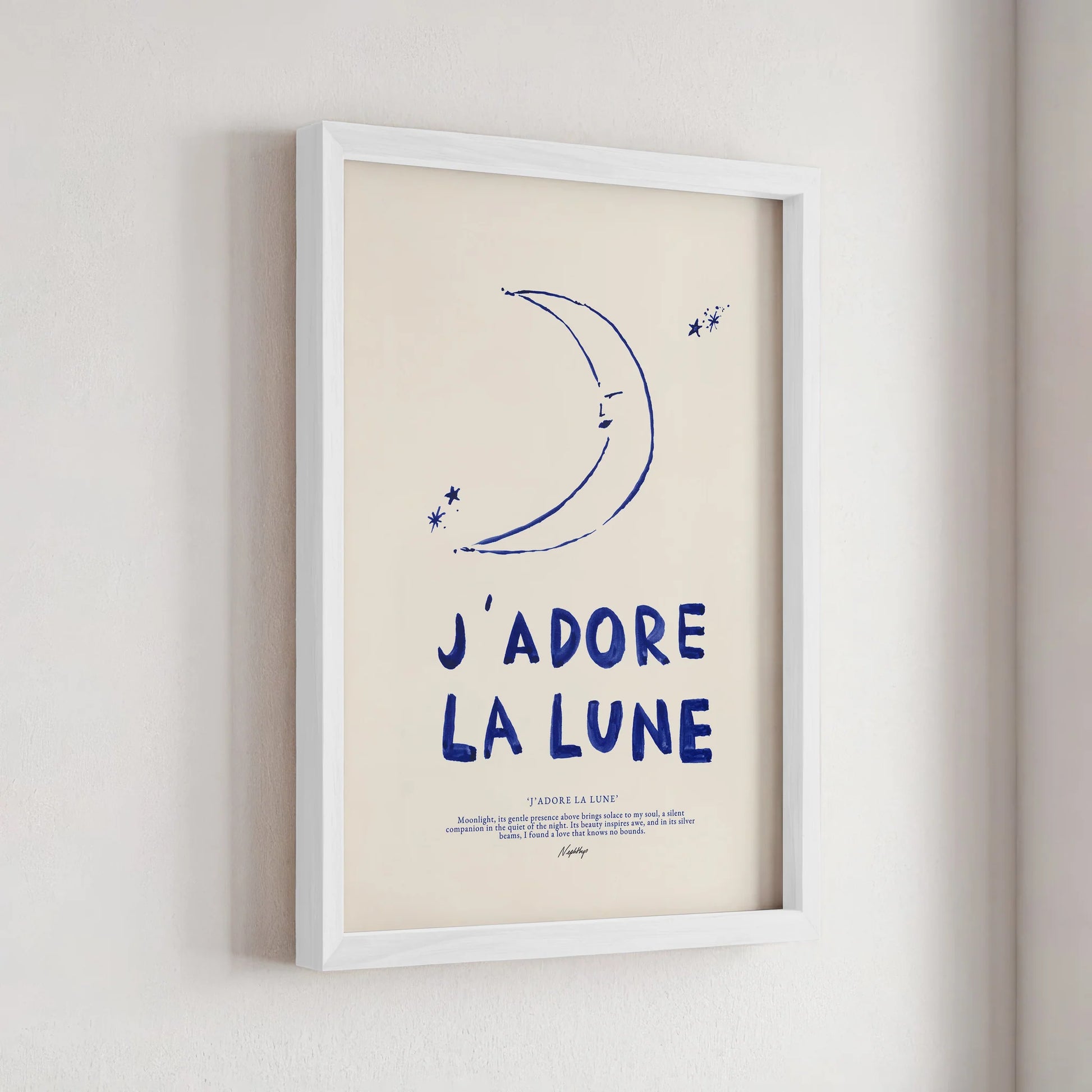 J'adore La Lune - Affiche - Nephtys
