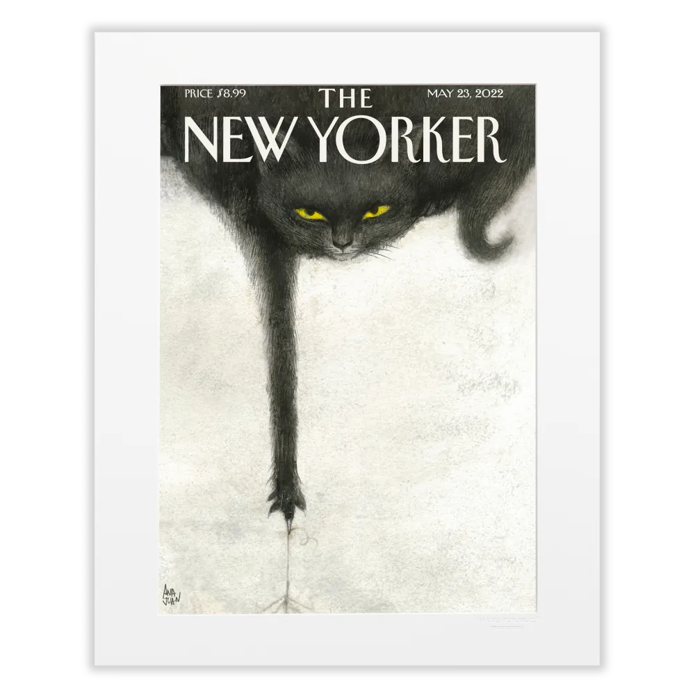 "Making Mischief" affiche 40 x 50 cm avec passe-partout