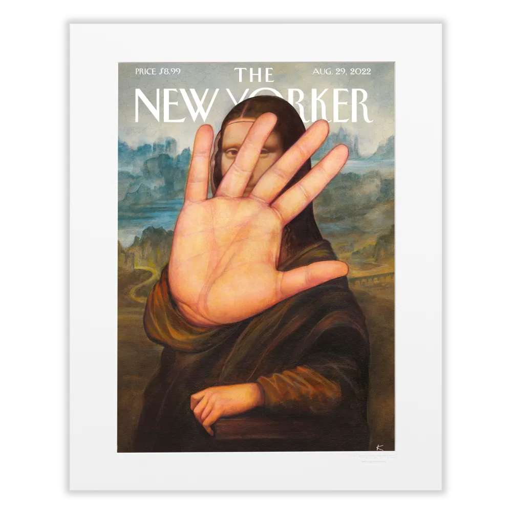 "No Photos Please" affiche 40x50 cm avec passe-partout
