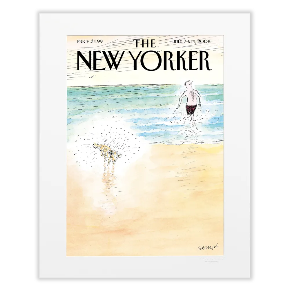 230 Sempé - First Bath - Collection The New Yorker 40x50