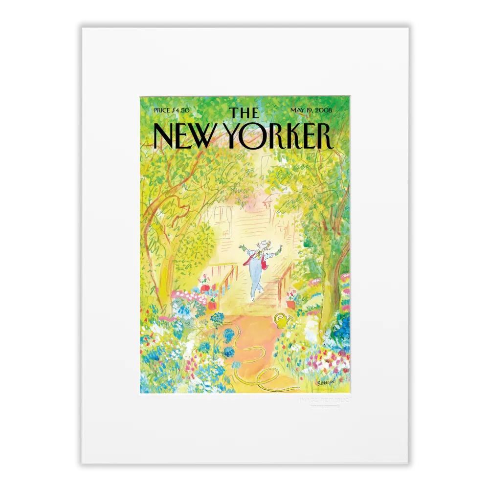 illustration Sempé - Springtime The New Yorker 30x40