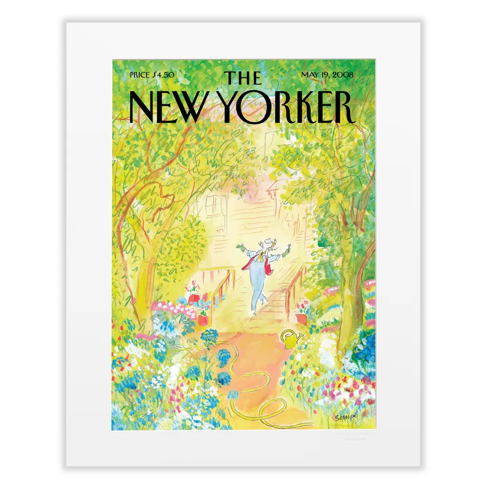 illustration Sempé - Springtime The New Yorker 40x50