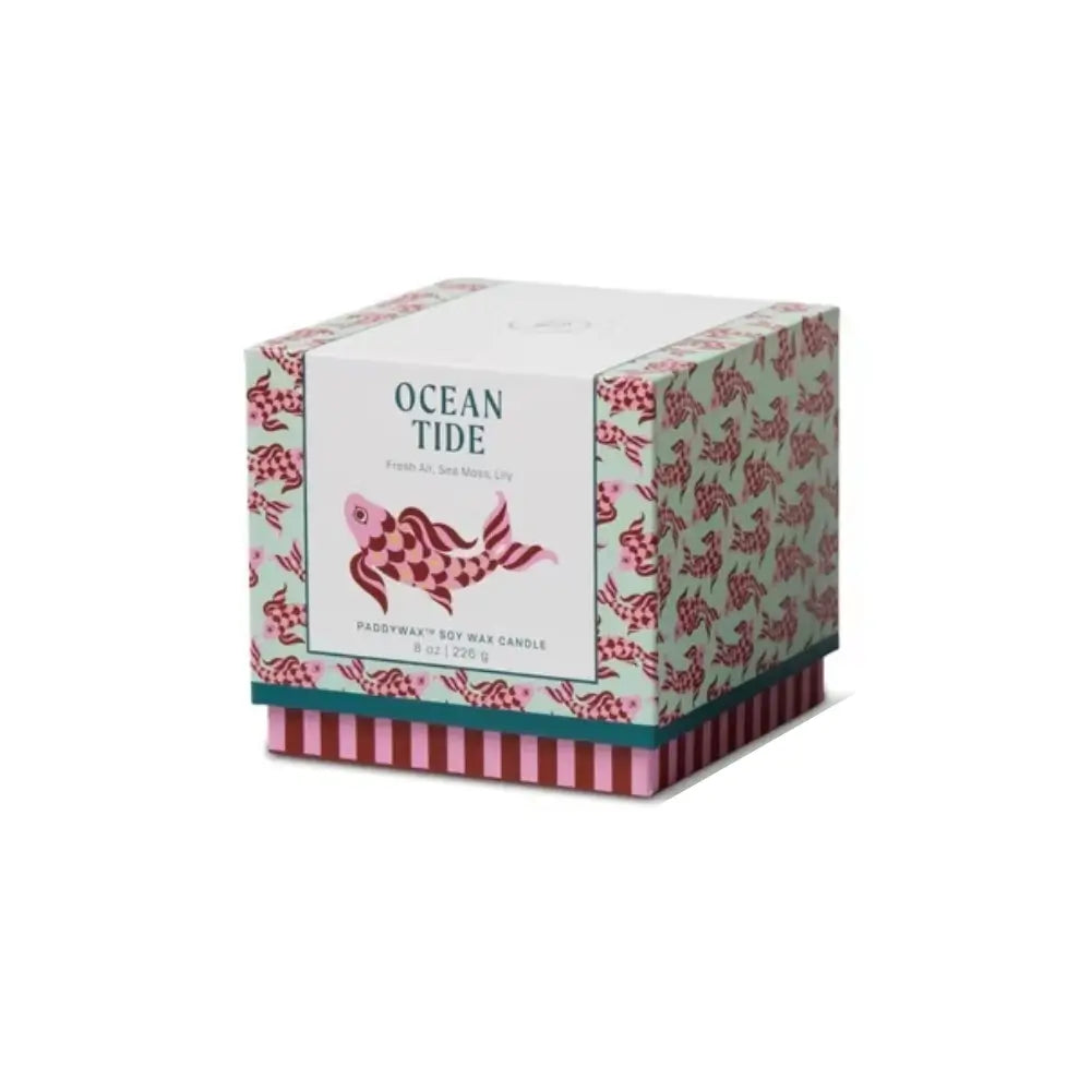 Boite de la bougie A Dopo Koi Ocean Tide Paddywax