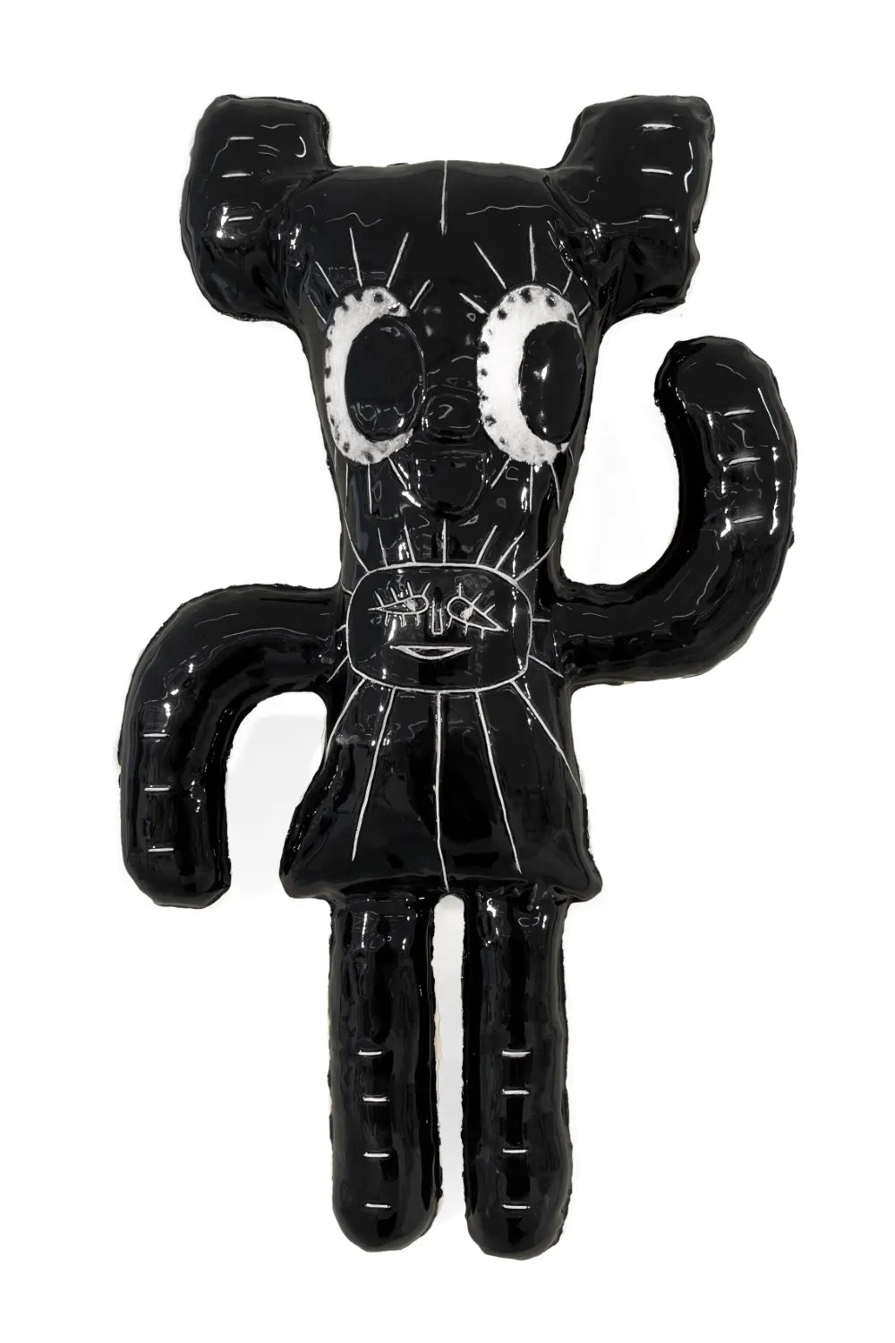 Ours  Jobe Bas Kosters Sunshine Noir brillant à motifs