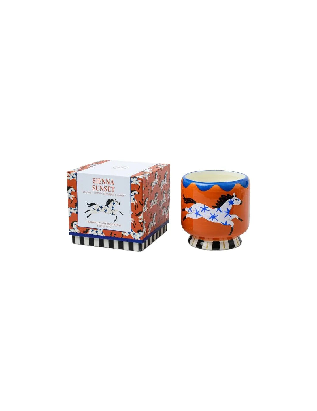 Bougie Adopo Cheval et sa boite de chez Paddywax