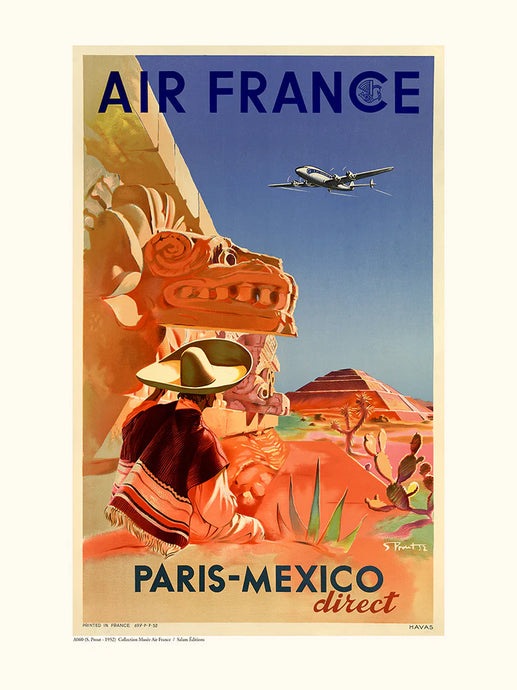 Paris/Mexico A060 - Collection Air France - Salam Editions