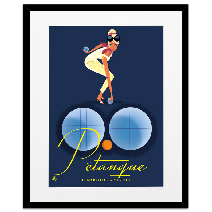 Pétanque Love - Collection Monsieur Z - Tirage Image Republic