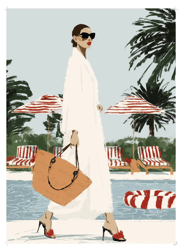 Illustration "Out of Office" par Ludivine Joséphine