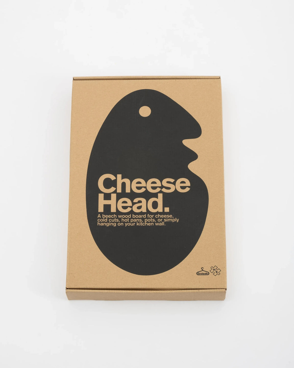 Packagin des planches Cheese Head, Grotesk pour Home Studyo